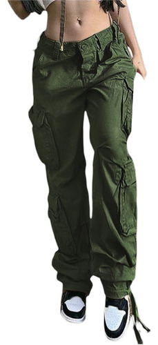 Pantalones De Mujer Cargo Pants Harén Casual De Moda Dama