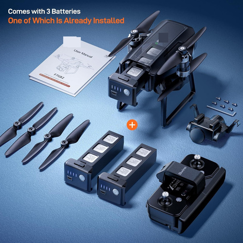 Drones F7 Gps Con Cámara Para Adultos, Visión Nocturna 4k