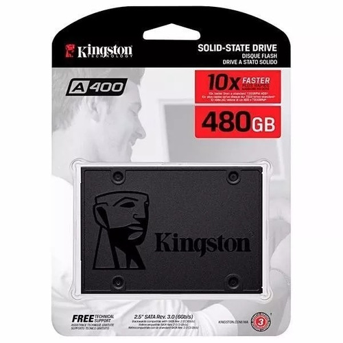 Hd Ssd Kingston 480gb Ssdnow A400 Sata 3 6gb/s 