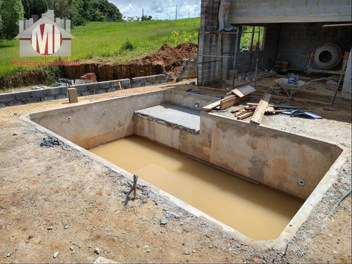 Linda Chácara Em Fase De Acabamento Com Escritura, 01 Suíte, Próxima Da Cidade, Internet, À Venda, 500 M² Por R$ 390.000 - Zona Rural - Pinhalzinho/sp - Ch0870