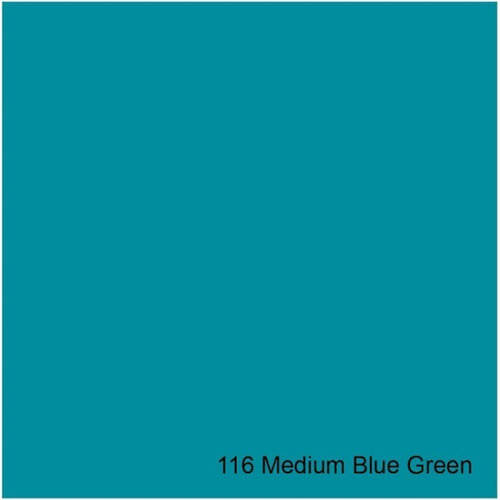 4x Filtro Gelatina Acetato 25x30cm .79mm - Medium Blue Green
