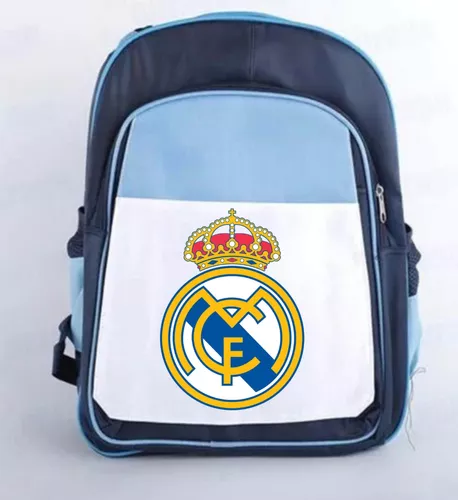 Real Madrid CF Bolsa de Deporte, Mochila con zapatillero Equipaje para niños,  Blanco, 50 cm : : Deportes y aire libre