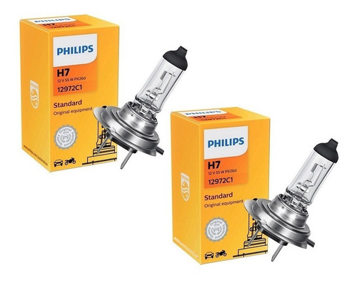 Kit Lampada H7 Premium 55/60w 12v Original Philips
