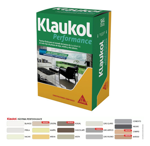 Pastina Klaukol Alta Performance Blanco 1 Kg