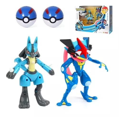 Boneco Brinquedo Articulado Lucario Pokémon Pokébola Na Caixa - MHR - Boneco  Pokémon - Magazine Luiza