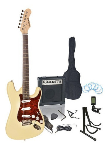 Guitarra Eléctrica Kit Strato 20w Amp Scorpion Envío Gratis