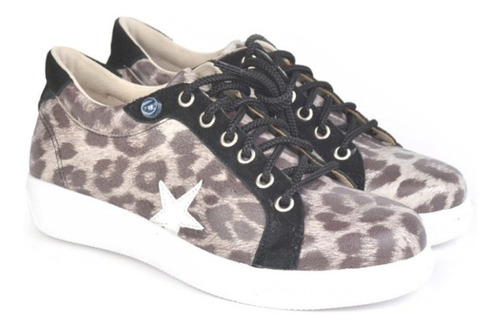 Imagen 4 de 7 de Zapatillas Urbanas De Mujer De Cuero Numa - Ferraro