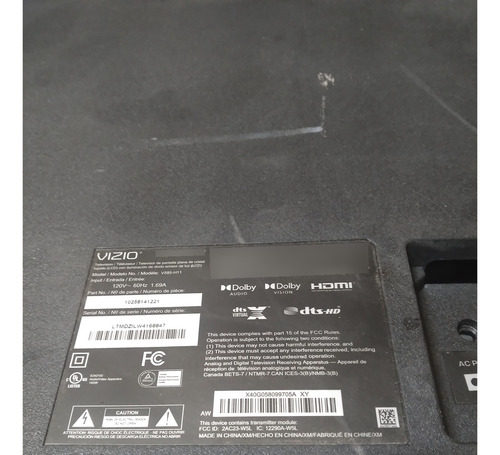 Fuente De Alimentación Vizio V585-h11 715g9165-p01-002-003m (Usado)