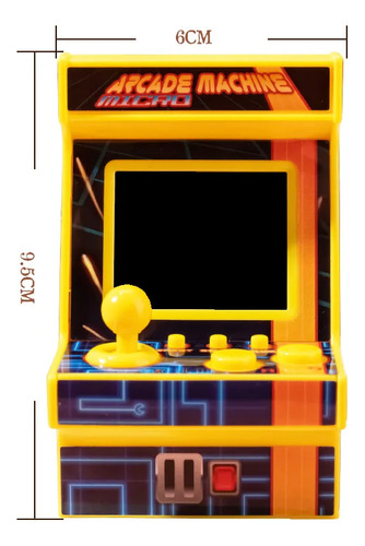 Juguete Mini Arcade Pantalla Color Retro Machine Consola