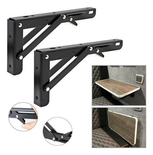 Estantería De Mesa Plegable Para Autocaravana, 2 Unidades
