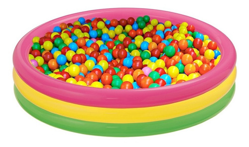 Piscina + 100 Pelotas Intex #58924 Plástico 86cm Agua Juego