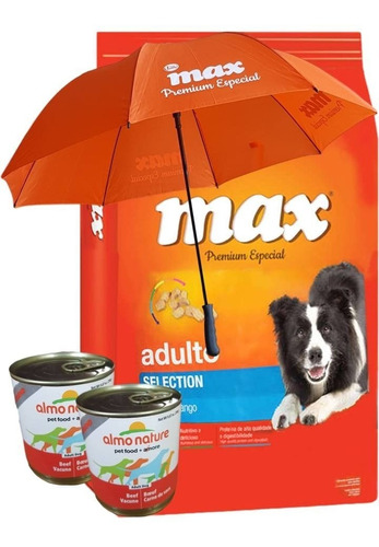 Max Selection 20kg + Paraguas + 2 Pate + 6 Pagos