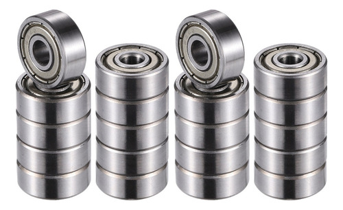 20 Piezas De Rodamiento De Bolas De 4 X 13 X 5 Mm 624zz