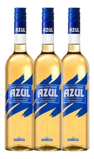 Pack 3 Piezas De Tequila Cuervo Gran Centenario Azul 700 Ml