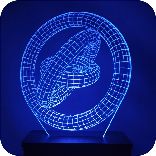 Lámpara Led 3d Ilusión 8