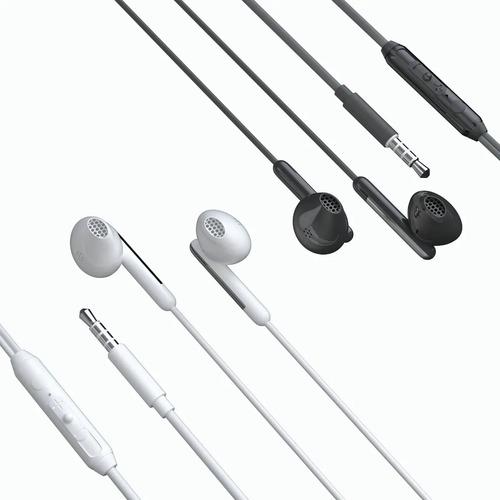 2 Piezas Audífonos Manos Libres Alámbrico In-ear Mvpsmart Xk102 Auriculares Baratos