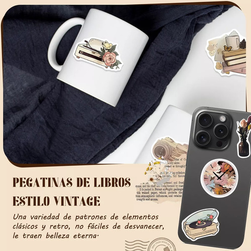 Vintage Journal Scrapbook Libreta Y Pegatina Tape Regalo Kit