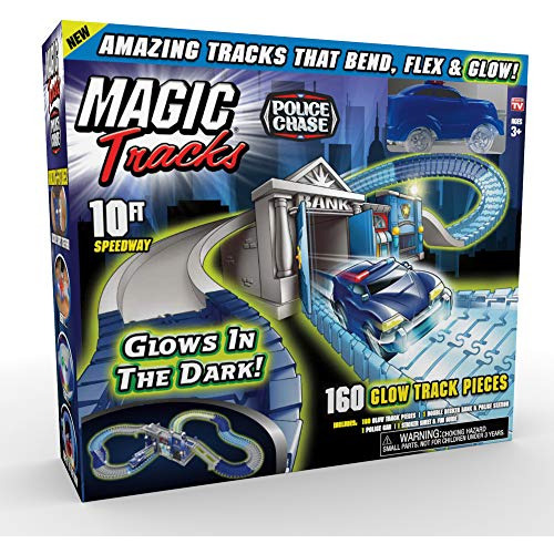 Magic Tracks Police Chase Glow In The Dark Racetrack Se...