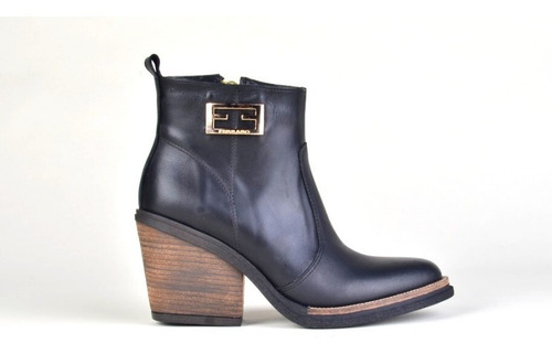 Imagen 3 de 9 de Botas Botinetas Texanas De Mujer De Cuero Georgi - Ferraro