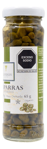 Alcaparras En Vinagre Nonpareille Zaphron Frasco 100g