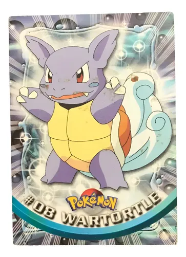 Carta Pokémon - Wartortle #08 Topps Series Original Hp/d