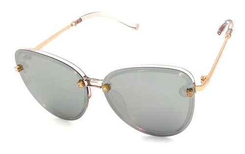 Gafas Mujer Dama  Silver Four Diamonds Polarizadas