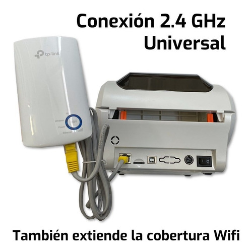 Imagen 2 de 3 de Adaptador Wifi Para Impresora Con Ethernet Incluy. Soporte