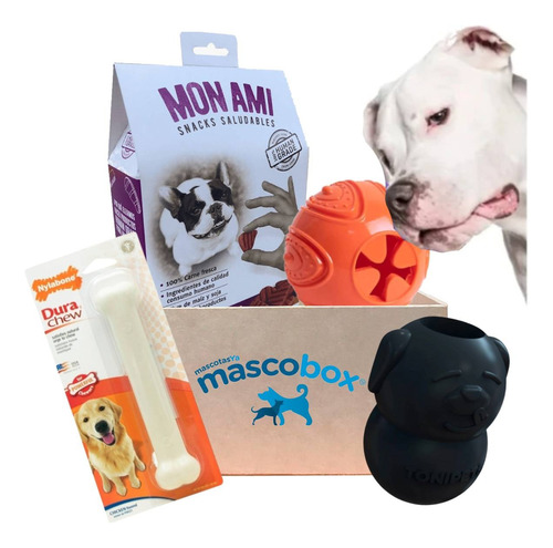 Mascobox Ultra Kit Juguetes Hueso Nylabone Perros Gigantes