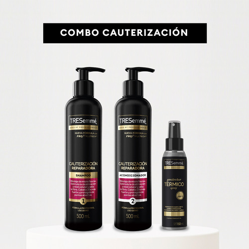 Tresemmé Cauterización Reparadora Sh Y Ac 500ml - Prot 120ml