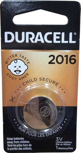 Batería Pila Duracell Cr2016