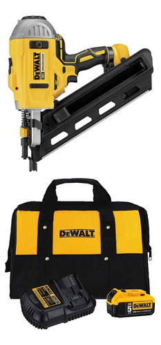 Dewalt Clavadora Escobilla 20 V Max Bateria 5 Ah Kit