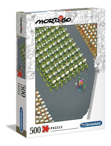 Puzzle 500 Piezas Mordillo, La Marcha - Clementoni 35078