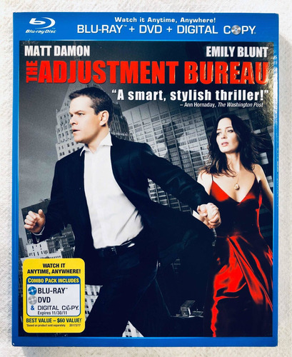 Agentes Del Destino Blu-ray
