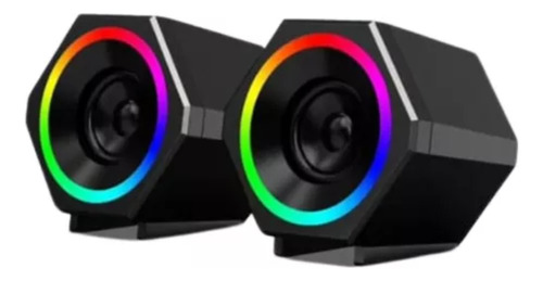 Parlante Para Pc Laptop Gamer Rgb Sonido Envolvente Kisonli