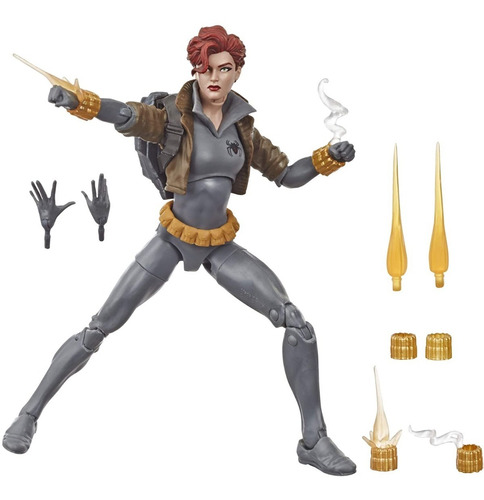 Marvel Legends Series Black Widow Grey Suit Exclusive