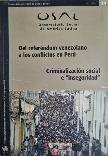 Criminalización Social E Inseguridad Consejo Latinoamerica