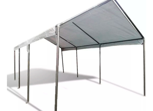Carpa 4x7 Ultra Reforzada Tubo Galvanizado Uso Inoxidable Metalico/plateado