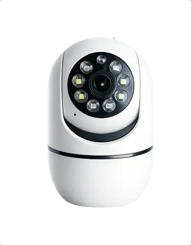 Babá Eletrônica Wifi 360° Visão Noturna Áudio App Branco