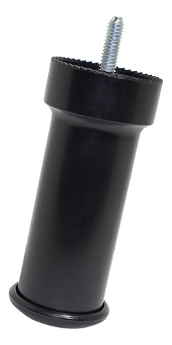 Pé Para Sofá E Cama Box Cor Preto 11cm 4 Peças