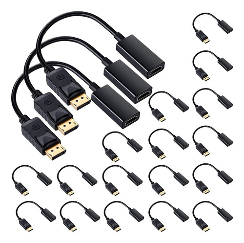 Cable Convertidor Adaptador Displayport A Hdmi , Oro