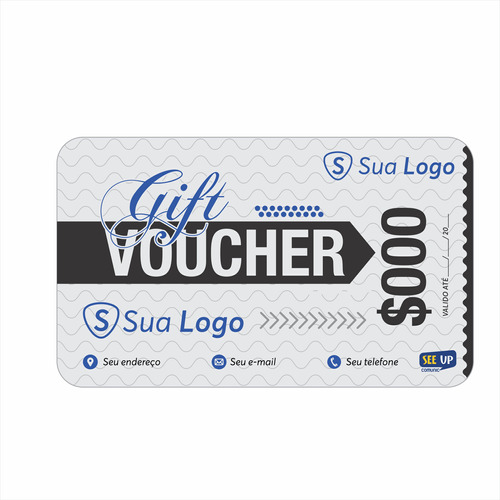 Kit 3 Voucher Gigante Personalizado - 50x30cm