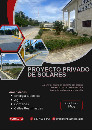 Proyecto De Solares Privado En Villa Mella