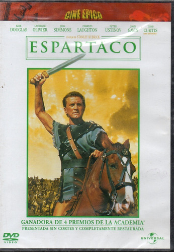 Espartaco - Dvd Nuevo Original Cerrado - Mcbmi