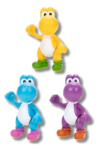 Set Diorama Submarino Super Mario Y 3 Yoshi Set - 2 Pack