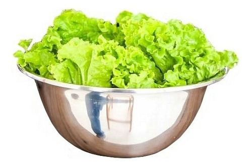 Tigela De Inox Bowl Multifuncional Resistente 750 Ml Cor Cinza