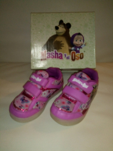 Zapatillas Footy Masha Y El Oso Talle 26