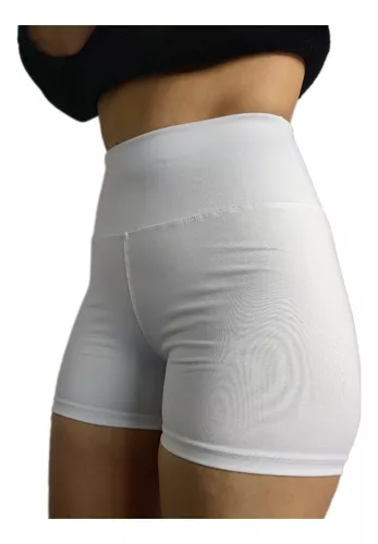 Short De Lycra Mujer Blanco