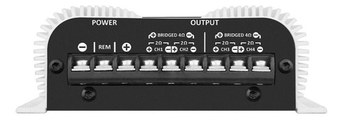 Paquete Taramps Amplificador Ts400x4 Y Dsp Pro2.4s Color Negro