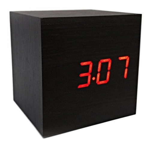 Reloj Despertador Cubo Led Digital