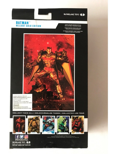 Batman Hellbat Suit Gold Edition Dc Multiverse Mcfarlane Toy (Usado)